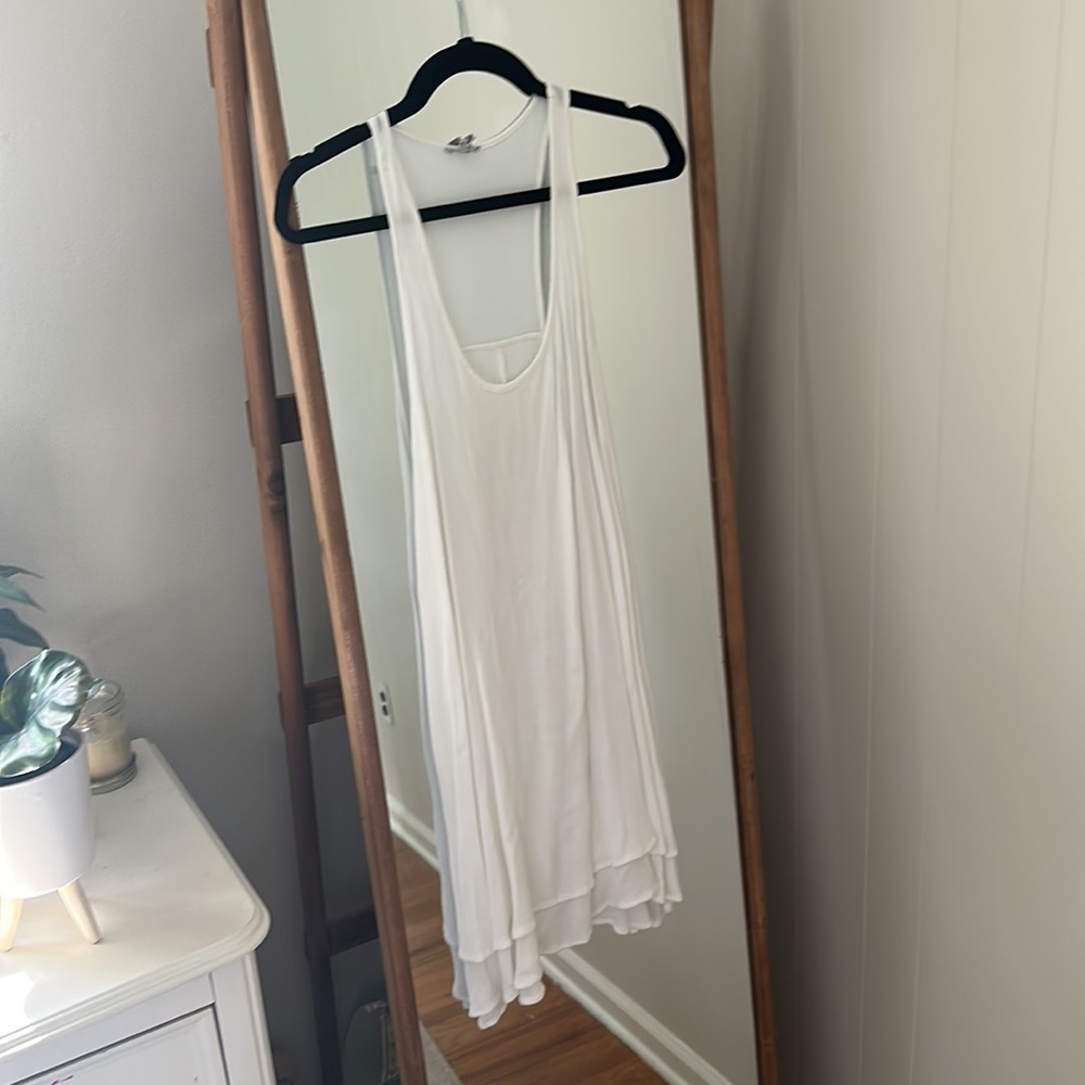 Ecoté white sun dress. Size L